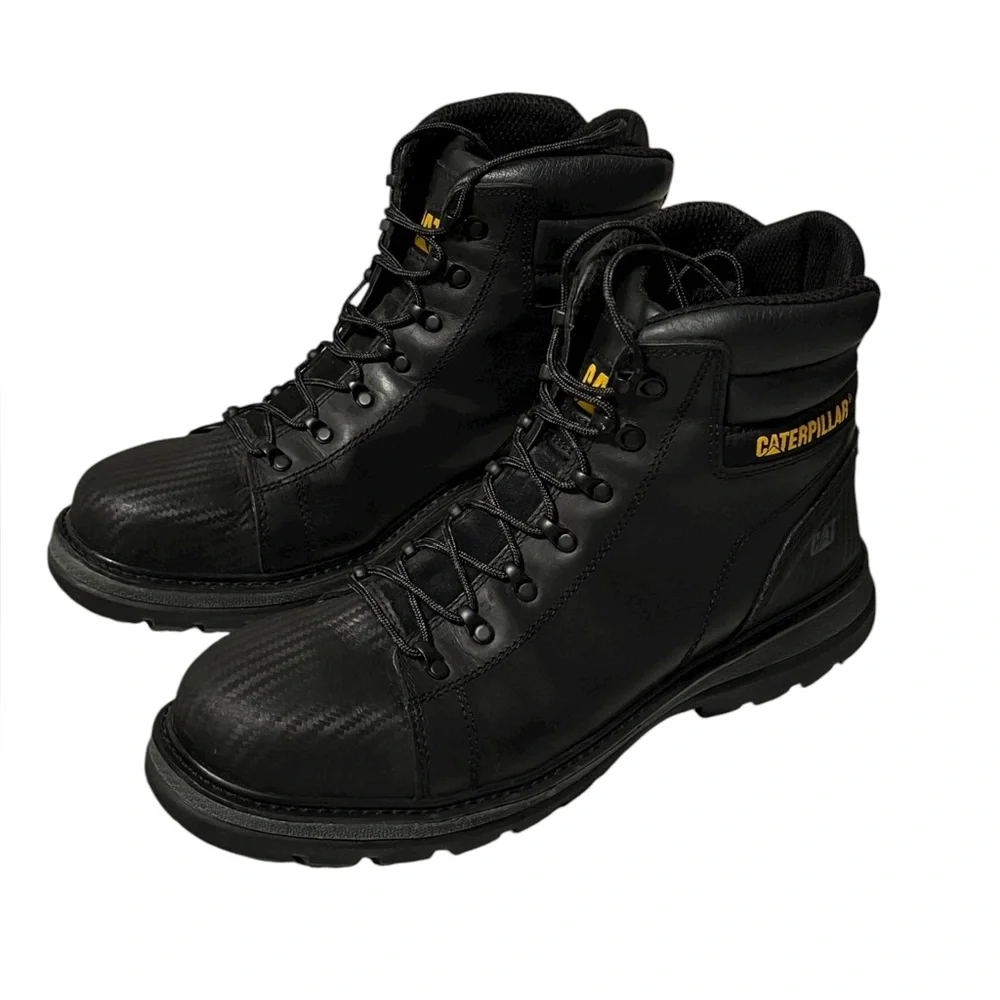 CATERPILLAR - SIZE 13 - EXCELLENT CONDITION STEEL TOE HEAVY DUTY WORK‎ BOOTS S5
